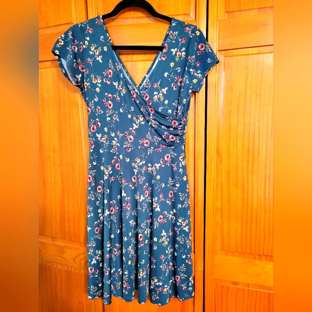 Sun dress, Kaileigh, Size Medium, Teal green
